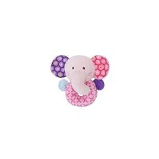  Lorelli Toys Plüss elefánt csörgő karika, rózsaszín csörgő