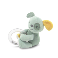 Lorelli Toys Plüss gyűrűs játék - Zöld Kutya egyéb bébijáték