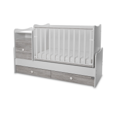 Lorelli Trend PLUS kombi ágy 70x165 - White &amp; Artwood ÚJ kiságy, babaágy