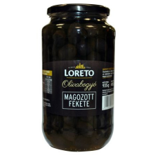  Loreto magozott fekete olivabogyó 900 g konzerv