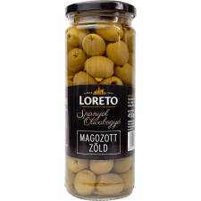 Loreto queen zöld magozott olívabogyó 227 g konzerv