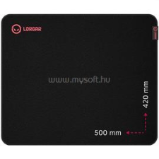 LORGAR Main 325 500x420x3mm fekete/piros egérpad (LRG-GMP325) egérpad