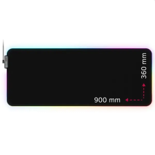 LORGAR Steller 919 900x360x3mm fekete egérpad egérpad