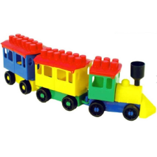 Lori Toys Lori 7 építőkocka készlet kisvonat barkácsolás, építés