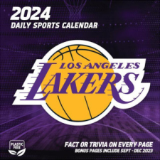 Los Angeles Lakers 2024 Box Calendar naptár, kalendárium