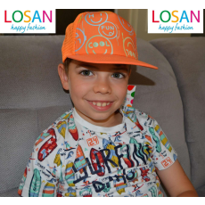 Losan Baseball sapka COOL FUN narancs szín 3-5 év