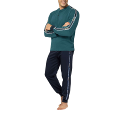 Lotto Hosszú férfi pizsama Lotto LP2120 L INTL Green | Kék