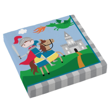  Lovag Protect szalvéta 20 db-os 33x33 cm party kellék