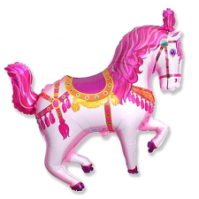  Lovas Circus Pink fólia lufi 36 cm (WP) party kellék
