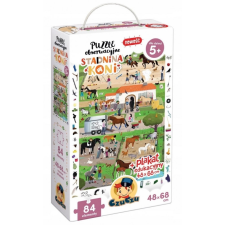 Lovas kaland megfigyelő puzzle puzzle, kirakós