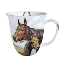 Lovas porcelán bögre - 400 ml - Horse Love bögrék, csészék