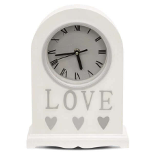 LOVE asztali óra - fehér - 30 cm - hibás ébresztőóra