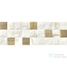 LOVE Ceramic Precious Calacatta Gold Rice matt 35x100 fali csempe 107826 csempe