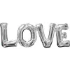  Love Fólia lufi Silver 63*22 cm