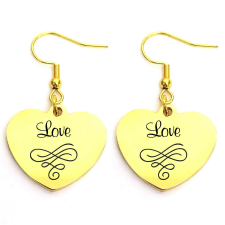  Love fülbevaló, választható több formában és színben fülbevaló