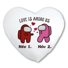 Love is amoung us (Névre Szóló) - Páros Párna egyedi ajándék