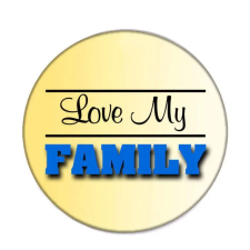  Love my Family kitűző kitűző