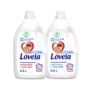 Lovela Baby folyékony mosószer színes ruhákhoz 4,5 l + Lovela Baby folyékony mosószer fehér ruhákhoz 4,5 l