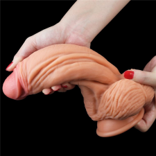 Lovetoy 10&quot; Dual-Layered Silicone Cock műpénisz, dildó