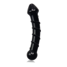 Lovetoy 7" Glass Romance Black 2 műpénisz, dildó