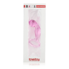 Lovetoy Glass Romance Pink műpénisz, dildó