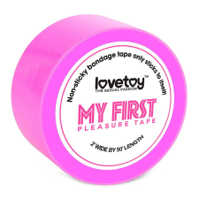 Lovetoy My First Non-Sticky Bondage Tape Fuchsia - kötöző bilincs, kötöző