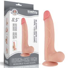 LoveToy SlidingSkin 8.5'' Sliding Skin Dual Layer Dong Flesh I műpénisz, dildó