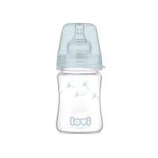 Lovi DiamondGlass Üvegből készült cumisüveg 150 ml (0h+) - Botanic cumisüveg