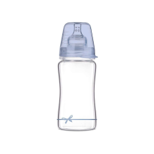 Lovi DiamondGlass Üvegből készült cumisüveg 250 ml (3h+) - Baby Shower Boy cumisüveg