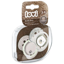  LOVI Szilikon cumi dinamikus Buddy Bear 3-6h 2 db cumi