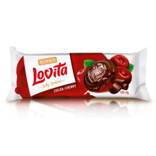 Lovita piskótatallér meggyes - 135 g csokoládé és édesség