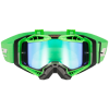 LS2 Aura PRO motokrossz szemüveg fekete-zöld irídium plexi