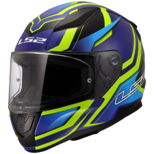 LS2 FF353 Rapid II Flitz zárt motoros bukósisak fluo sárga-kék bukósisak
