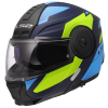 LS2 FF902 Scope II Duria felnyitható motoros bukósisak kék-fluo sárga
