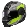 LS2 FF902 Scope II Duria felnyitható motoros bukósisak szürke-fluo sárga