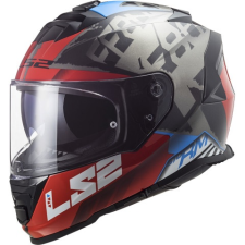 LS2 Helmets LS2 bukósisak - FF800 Storm – fekete/piros/titán bukósisak