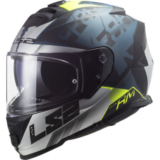 LS2 Helmets LS2 bukósisak - FF800 Storm – matt fekete/ezüst/kobalt bukósisak