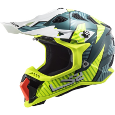 LS2 Helmets LS2 cross sisak - MX700 Subverter - sárga/kobalt bukósisak