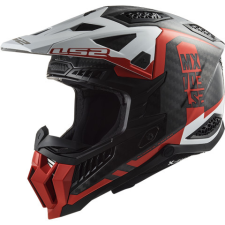 LS2 Helmets LS2 cross sisak - MX703 X-Force – piros/fehér bukósisak