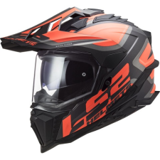 LS2 Helmets LS2 enduro sisak - MX701 Explorer - matt fekete/narancs bukósisak
