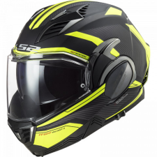 LS2 Helmets LS2 FF900 VALIANT II REVO matt fekete H-V sárga bukósisak