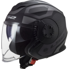 LS2 Helmets LS2 nyitott bukósisak - OF570 Verso Marker - matt fekete/titán színű bukósisak