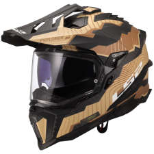 LS2 MX701 Explorer C Trick enduro motoros bukósisak barna-homokos bukósisak