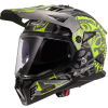 LS2 MX702 Pioneer II Rangi enduro motoros bukósisak fluo sárga