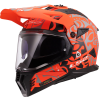LS2 MX702 Pioneer II Rangi enduro motoros bukósisak narancssárga