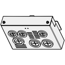 LS ELECTRIC DFR6-S100 Frekvenciaváltó kábel tálca 0150S100-2EONN, 0185S100-4EOFN, 0220S100-4EOFN villanyszerelés