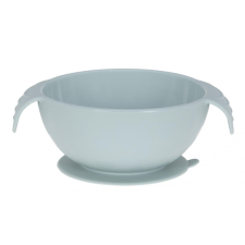Lässig Bowl Silicone blue with suction pad babaétkészlet