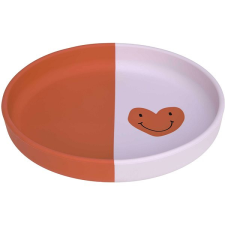 Lässig Plate Happy Rascals Heart lavender babaétkészlet