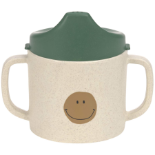 Lässig Sippy Cup PP/Cellulose Happy Rascals Smile green (4066239131492) kulacs, kulacstartó