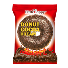 Lubimka DONUT Fánk kakaós krémmel töltve, kakaós bevonattal és dekorációval 60g csokoládé és édesség
